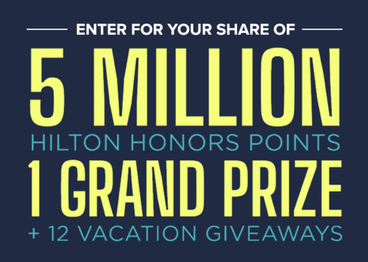 Hilton Grand Vacations Jackpot Sweepstakes