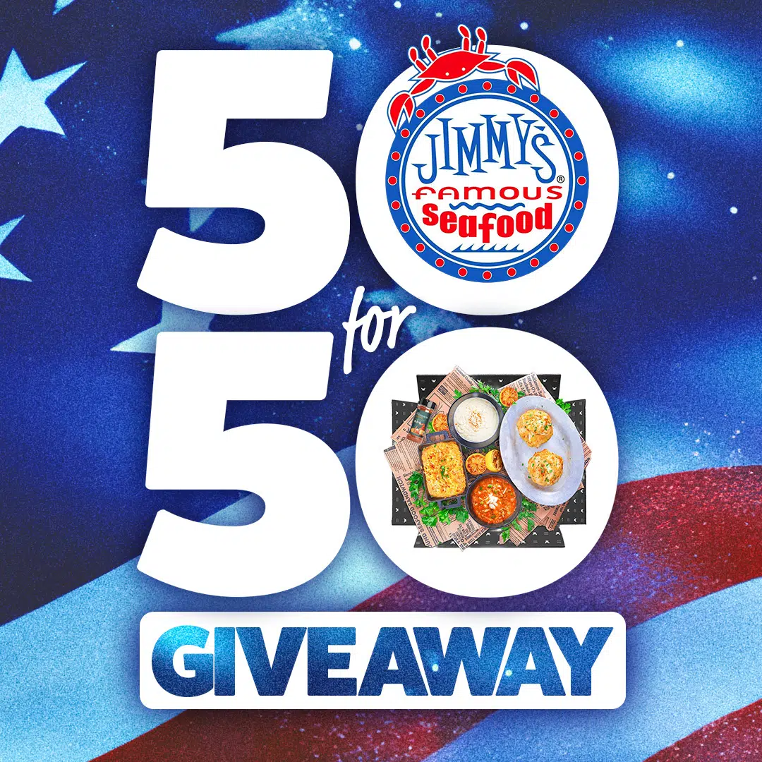 Jimmy's Famous Seafood 50 for 50 Giveaway