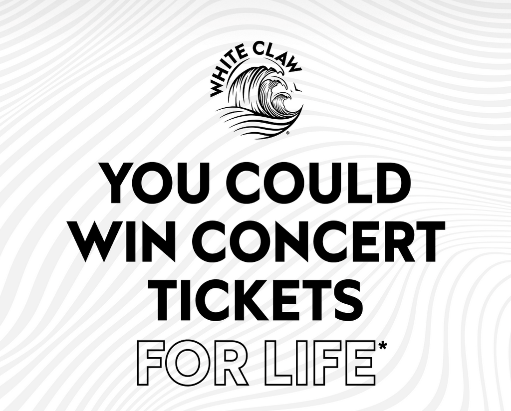 White Claw Hard Seltzer Concert Tickets for Life Sweepstakes