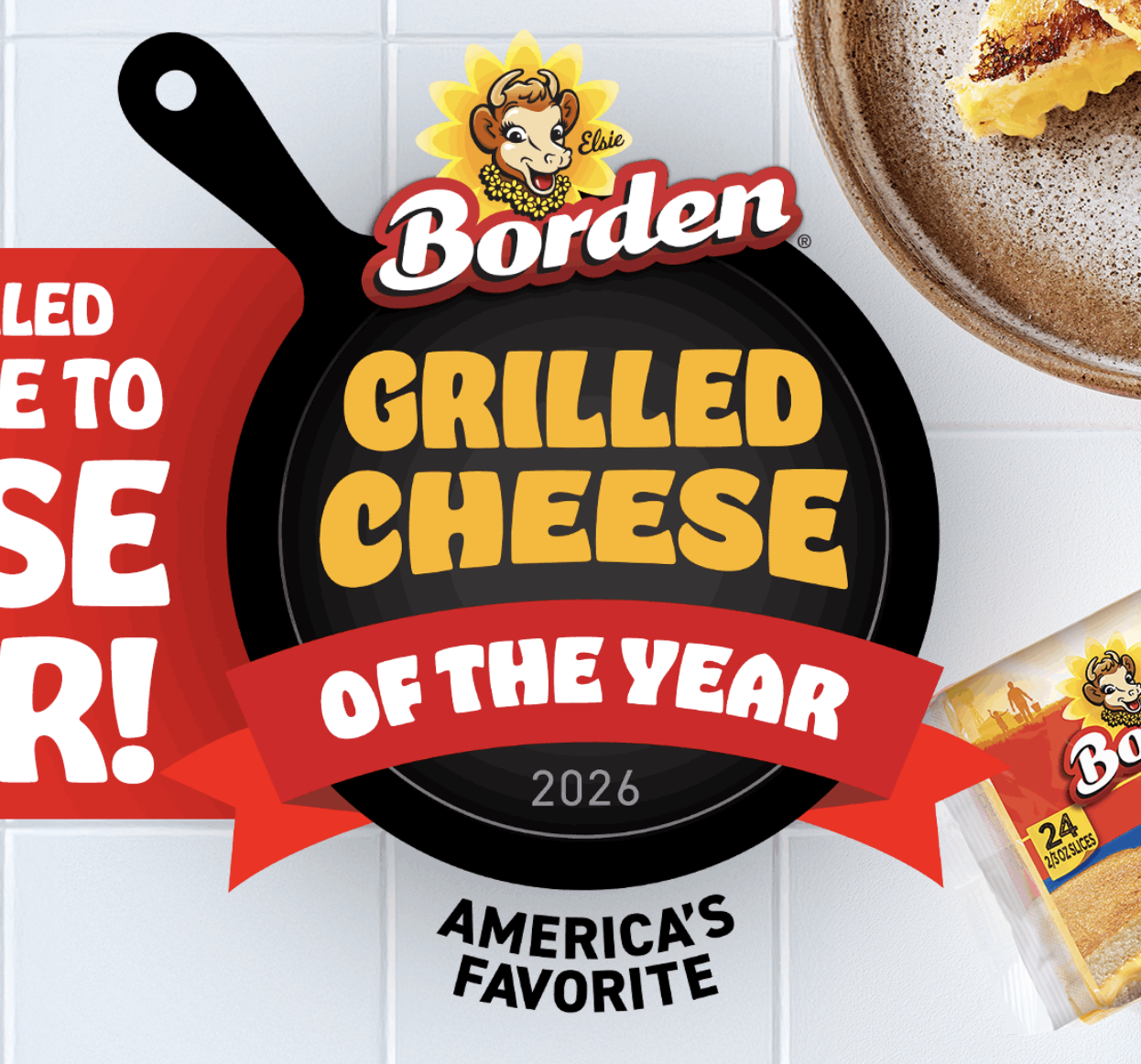 Borden Cheese National Grilled Cheese Day Sweepstakes and Instant Win