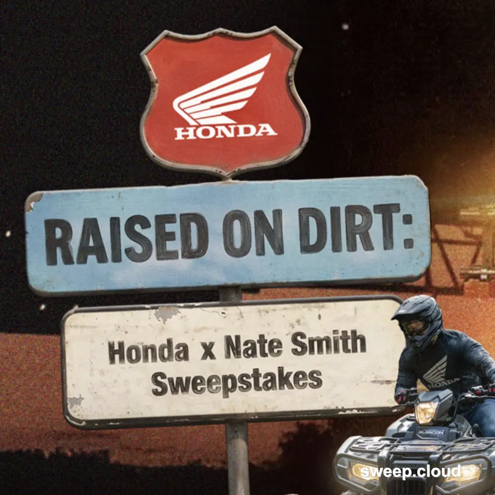 Honda ATV x Nate Smith Raised on Dirt Sweepstakes