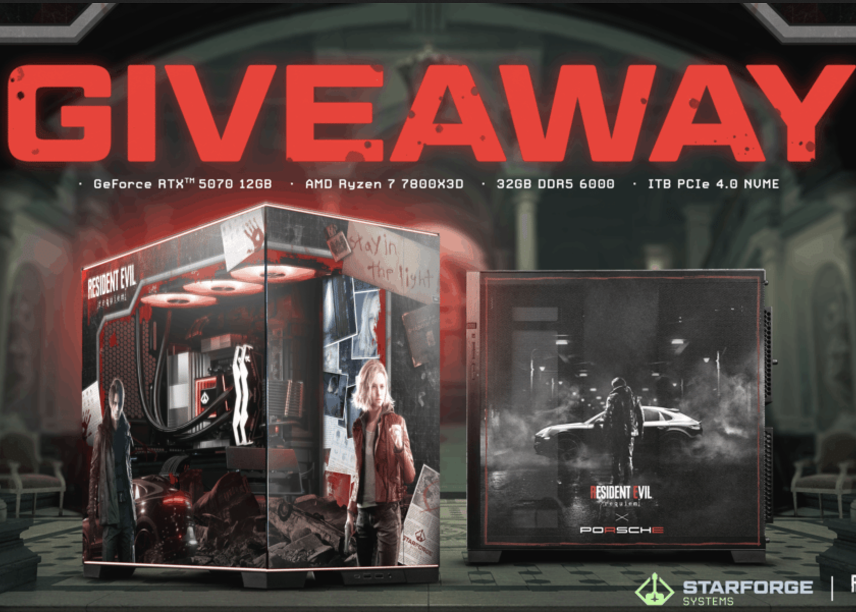 Resident Evil Requiem x Starforge Systems PC Giveaway