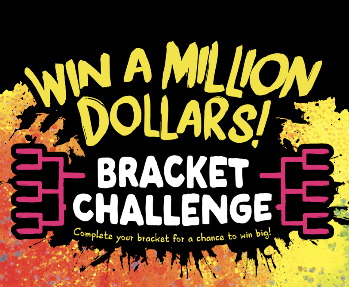 PartyBomb $1,000,000 College Basketball Bracket Challenge Giveaway