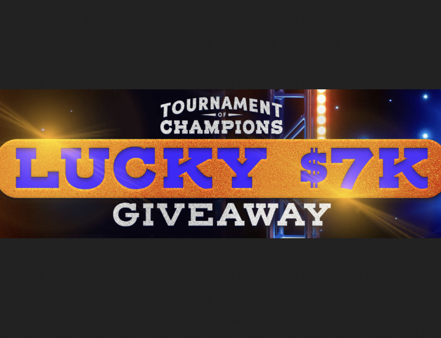 Food Network Tournament of Champions Lucky $7K Giveaway