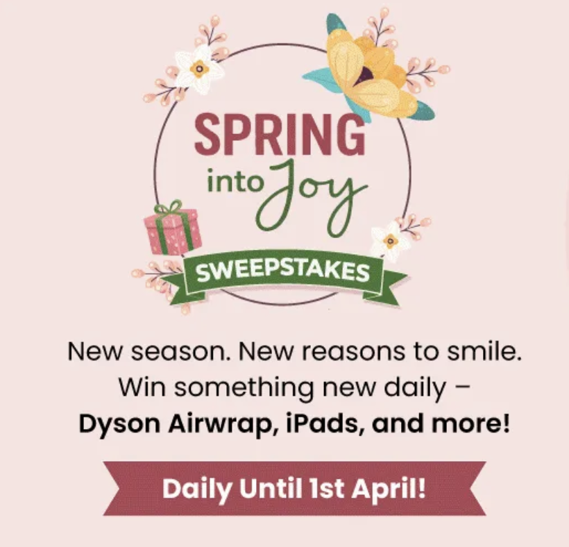 Shop LC Spring Into Joy Sweepstakes